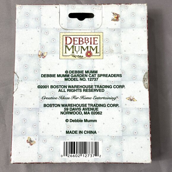 Debbie Mumm 2001 Garden Cat Spreaders Model No. 12737 - Picture 5 of 7
